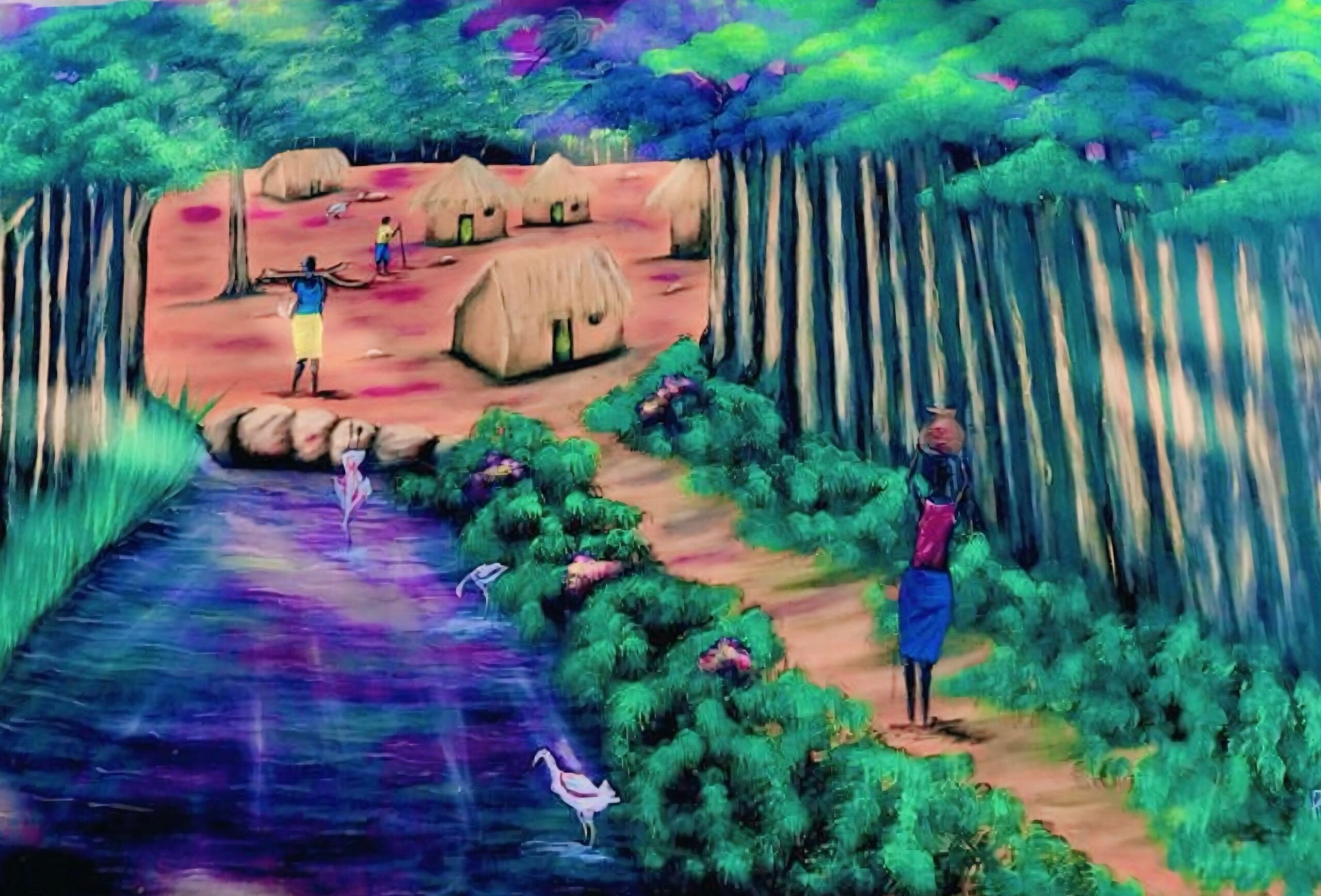 Village scene - Image 2